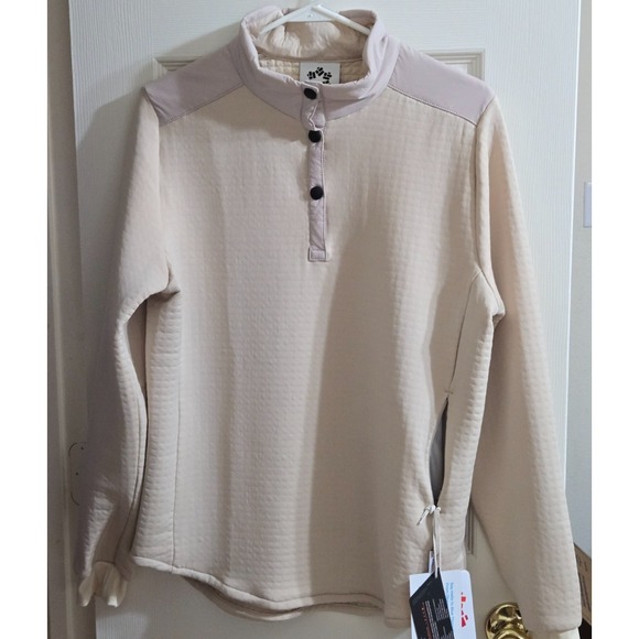 Obermeyer Explorer Tech Henley Womens M Cement NWT - Picture 4 of 12